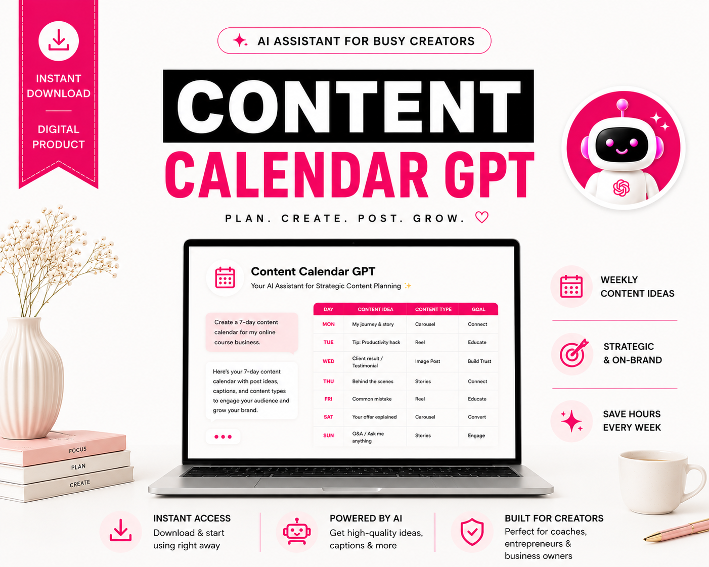Content Calendar Custom GPT