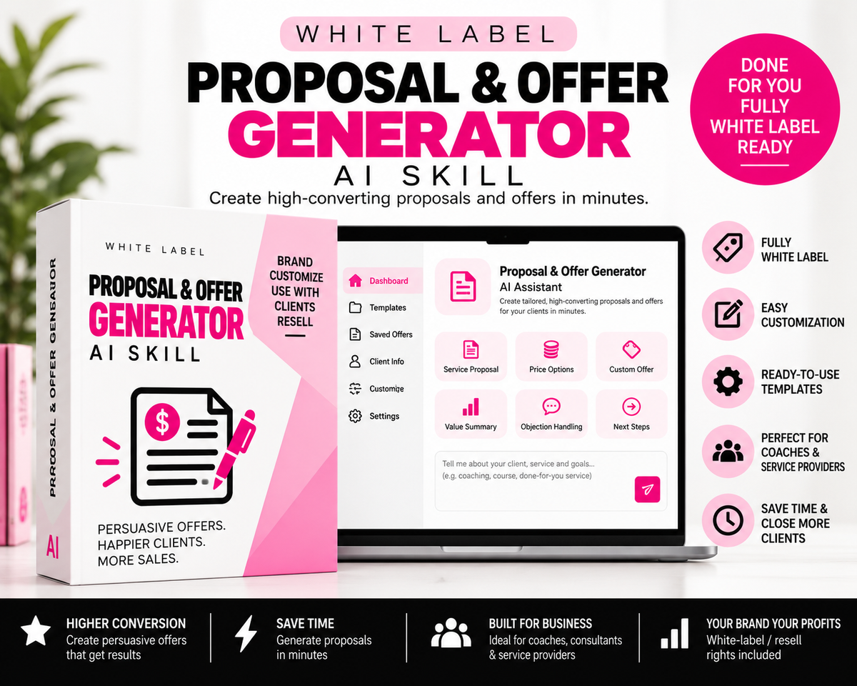 White-Label Proposal & Offer Generator Skill