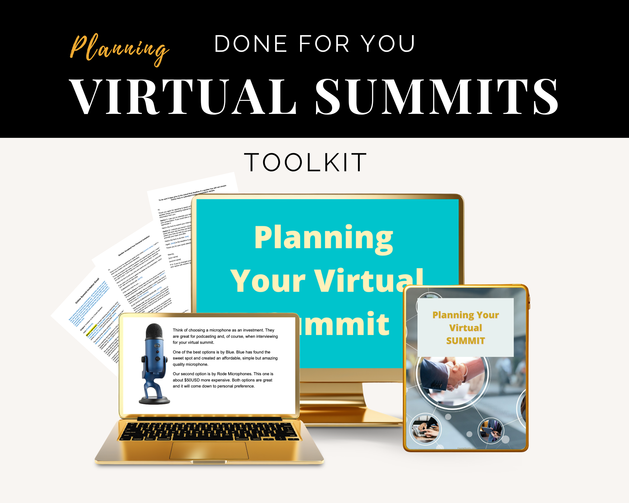 Planning Your Virtual Summit | Summit Email Templates | Summit Social Media Copy