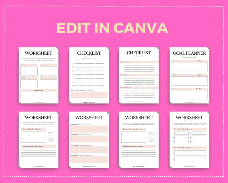 Modern Lead Magnet Template | Lead Magnet Design in Canva | Commercial Use