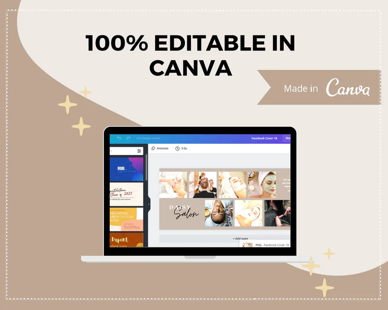 Facebook Timeline Cover Templates, Canva Template, Web Banner, Photo Banner, Facebook Template