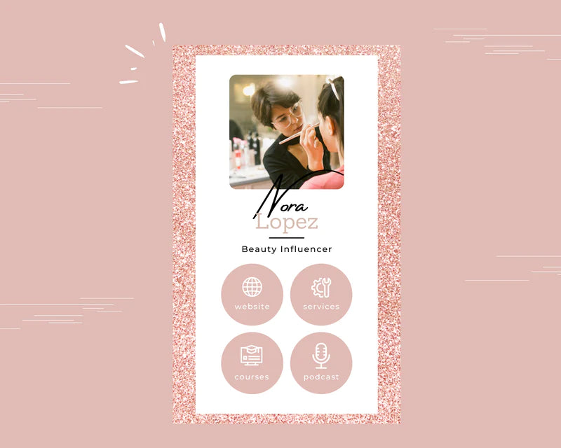Instagram Link in Bio in Canva | IG Landing Page | Instagram Website | Commercial Use