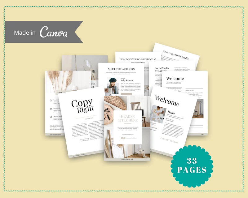 Brown Lead Magnet Template | Lead Magnet Design in Canva | Commercial Use