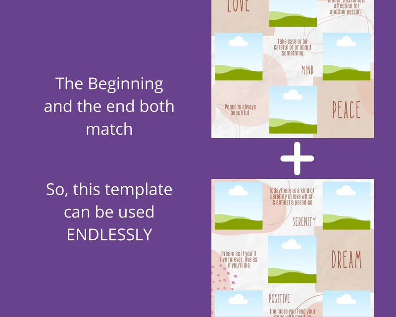 Instagram Puzzle Feed | Instagram Branding Kit | Instagram Layout | IG Grid Canva Templates 18 Posts