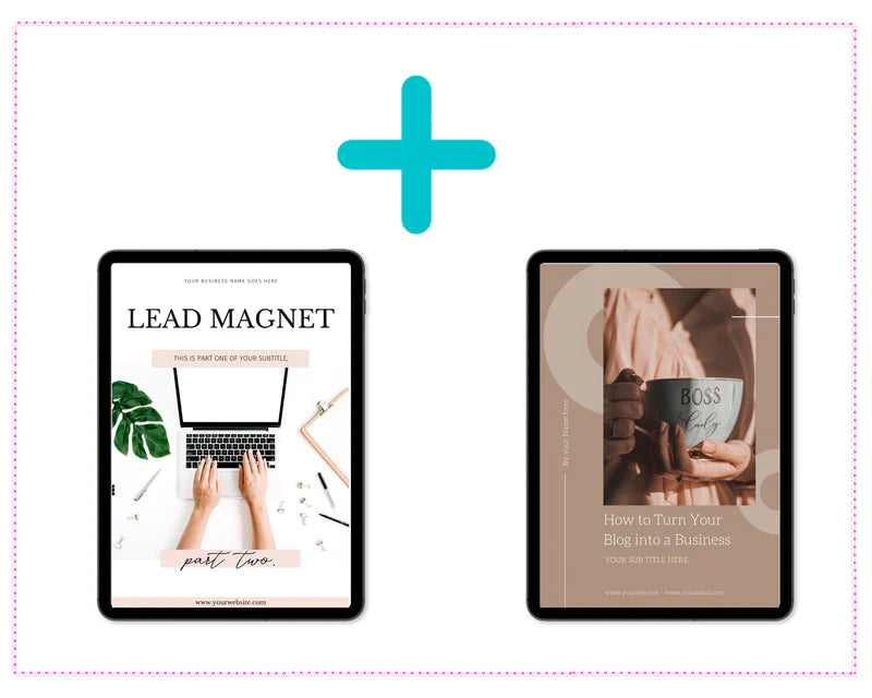 BUNDLE of 10 Lead Magnet Templates in Canva | Commercial Use