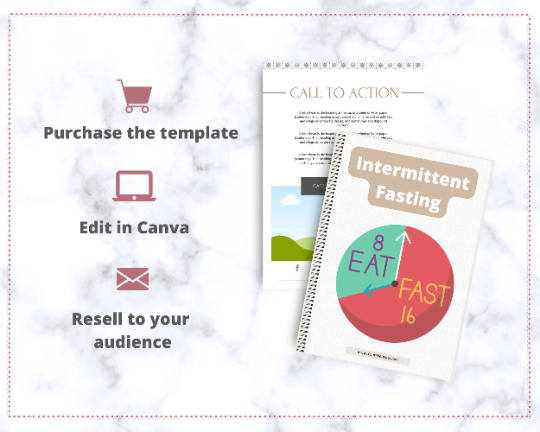 Editable Intermittent Fasting Ebook | Done-for-You Ebook in Canva