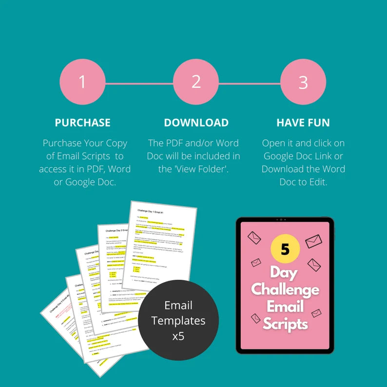 Email Scripts for 5 Day Challenge