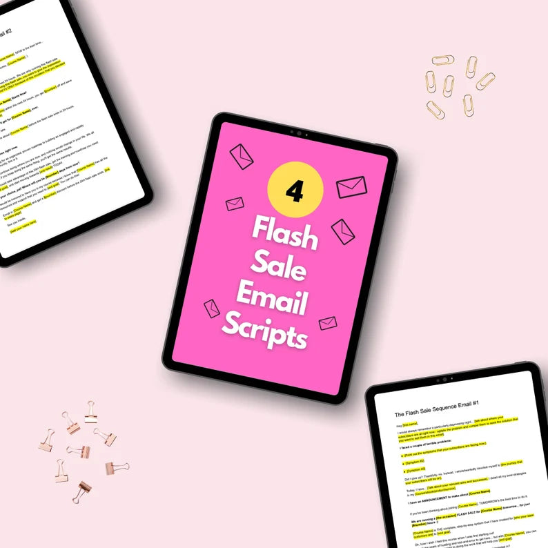 Flash Sale Email Sequence | Sales Email Template
