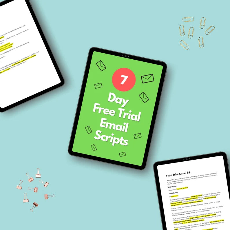 Free Trial Email Sequence | 7 Day Free Trial Membership Email Sequence