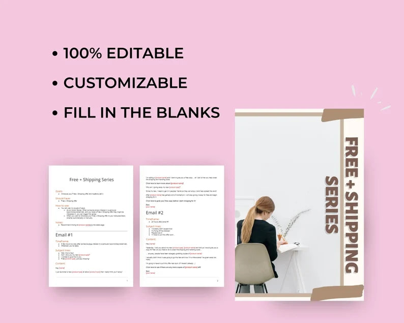 Free + Shipping Series | Done for You Template