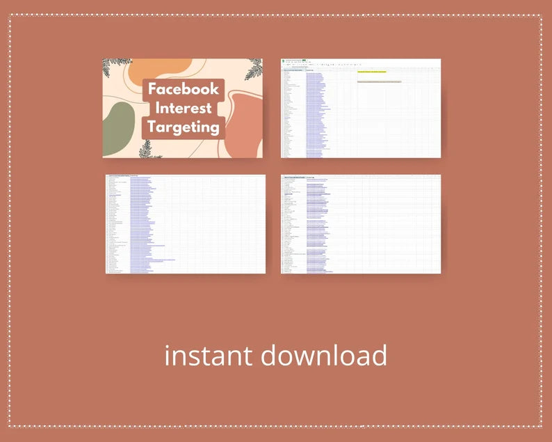 Facebook Interest Targeting