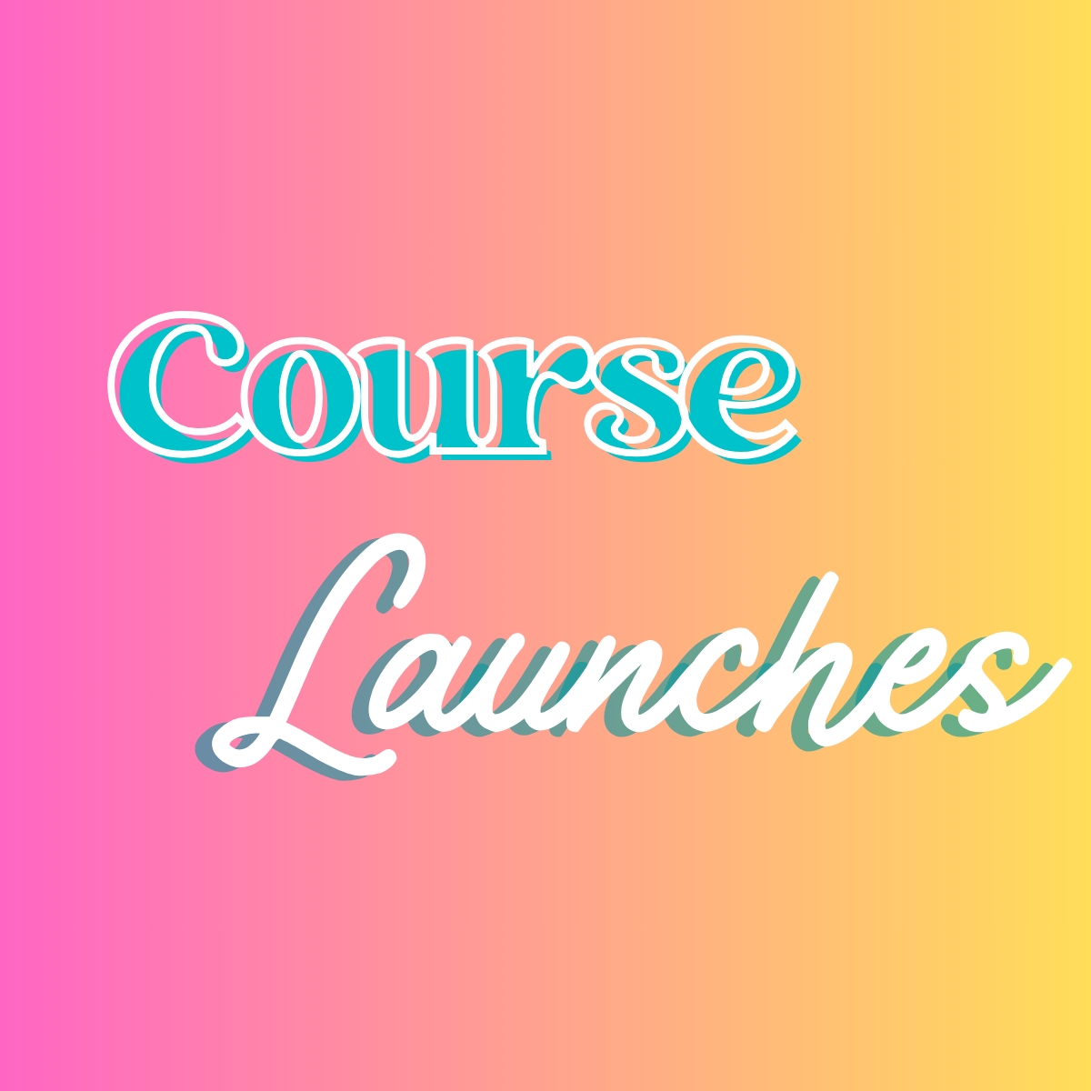 Course Launch Tools