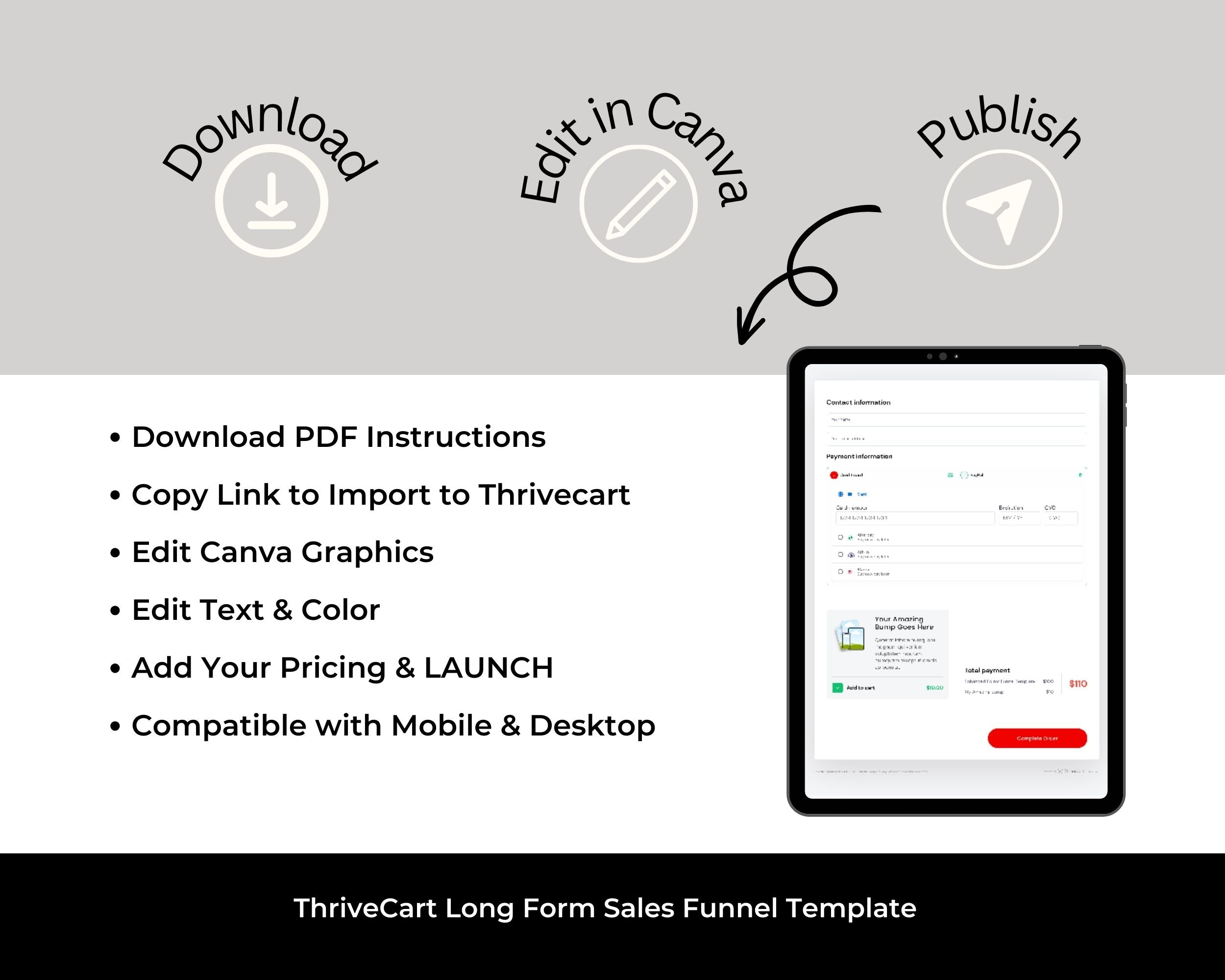 Mystery Enhanced Sales Funnel Template in ThriveCart