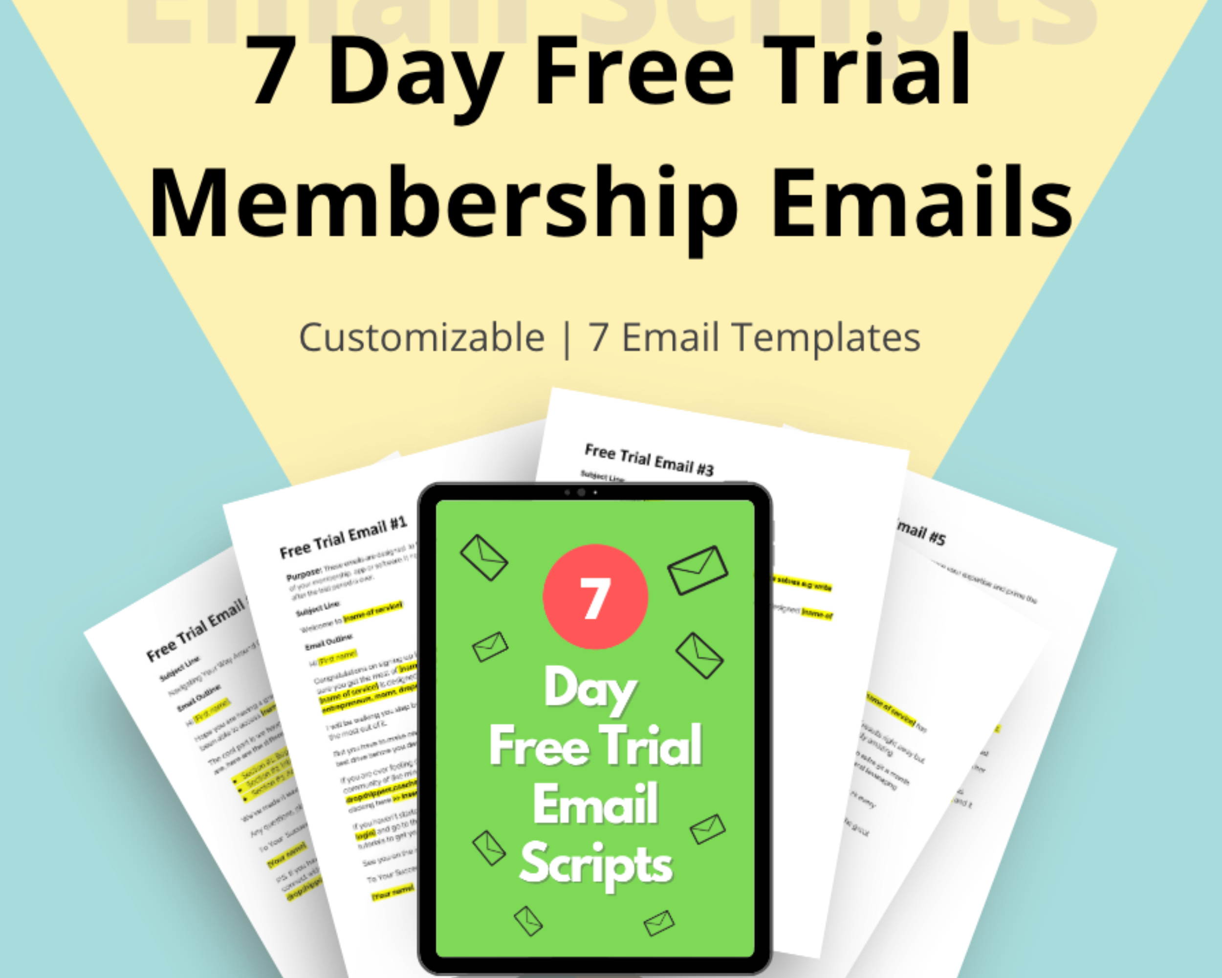 Free Trial Email Sequence | 7 Day Free Trial Membership Email Sequence