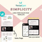 Simplicity Sales Page Template in ThriveCart