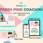 Fresh Pink Coaching Sales Page Template in Thrivecart