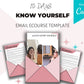 Editable 10 Day Know Yourself Emails | Rebrandable Done-for-You eCourse