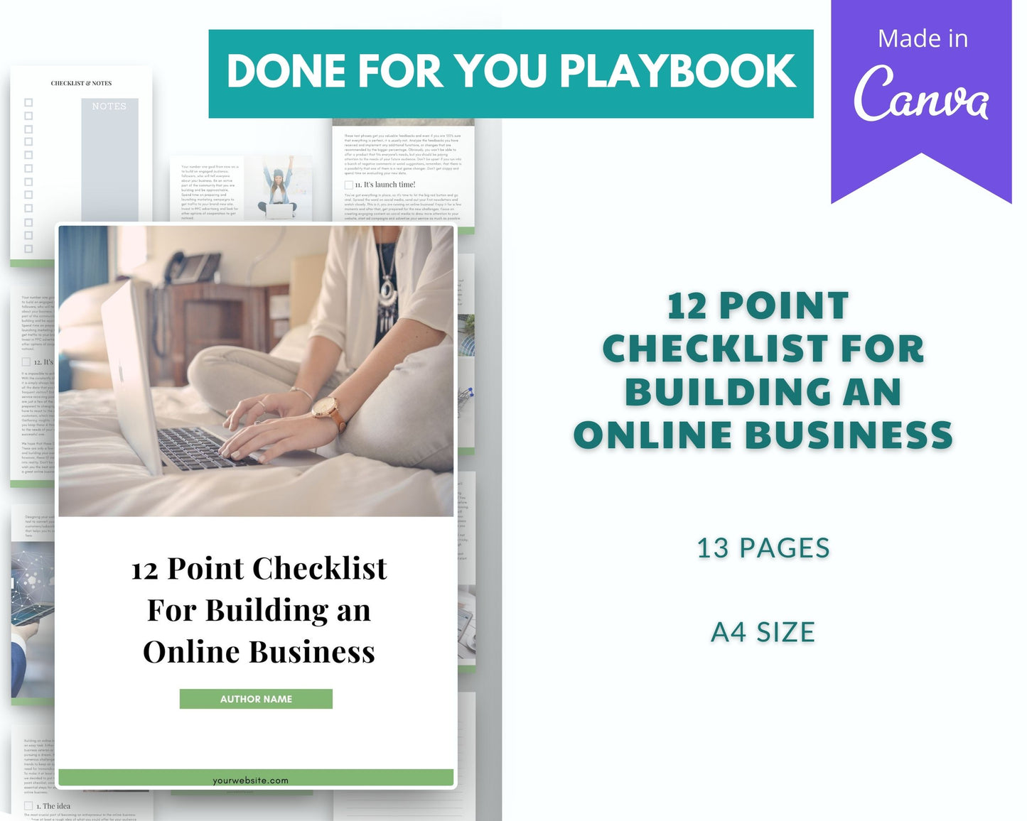 Done-for-You Mini 12 Point Checklist For Building Online Business