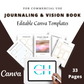 Editable Vision Book Template in Canva | Commercial Use