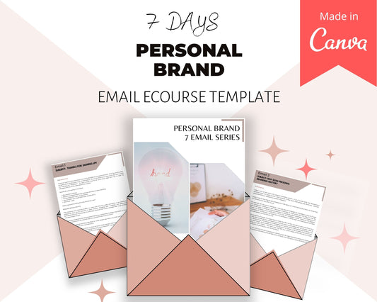 Editable Personal Brand Emails | Rebrandable Done-for-You eCourse