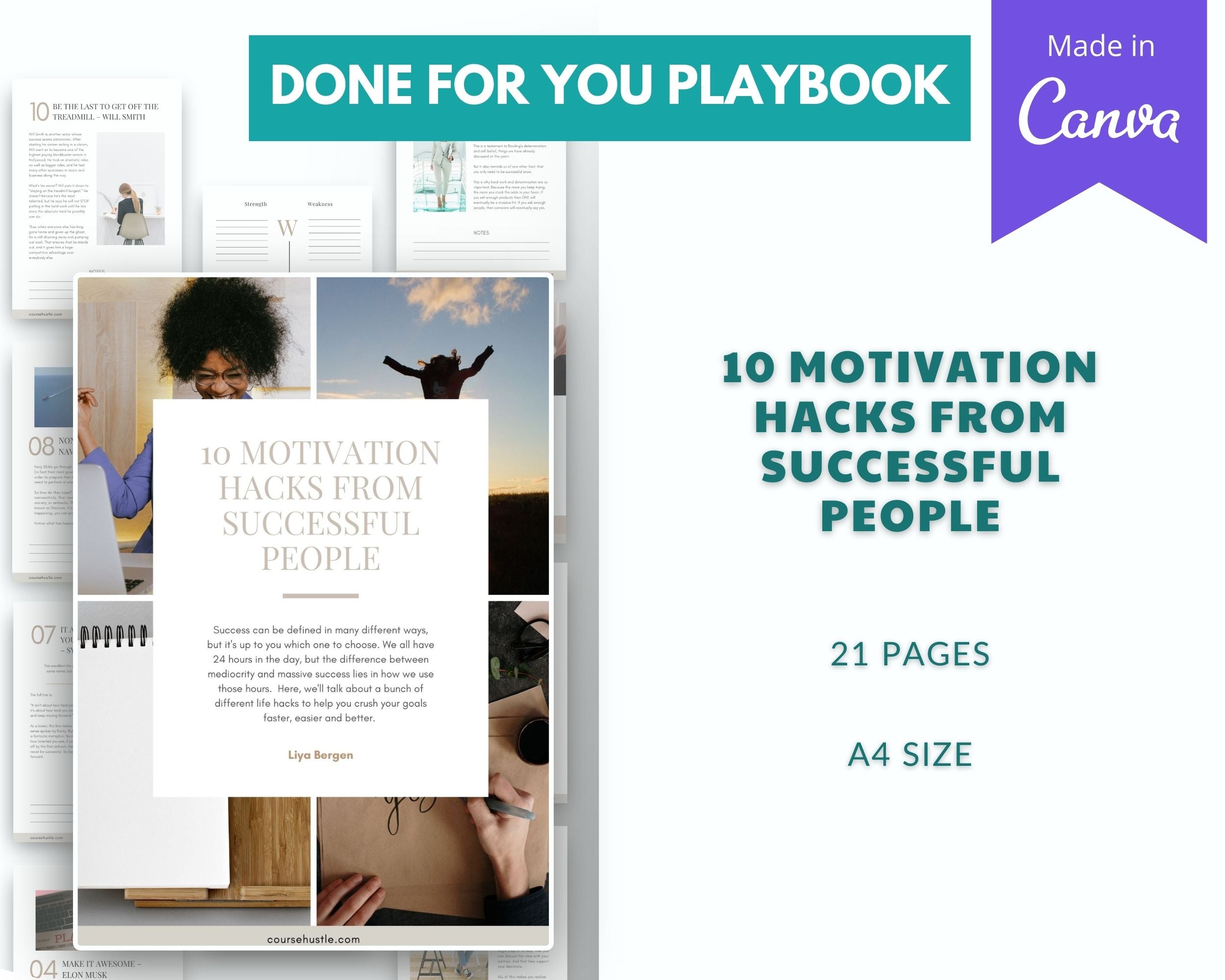 Done-for-You Motivation Hacks From Successful People Playbook