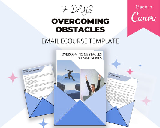 Editable Overcoming Obstacles Email | Rebrandable Done-for-You eCourse
