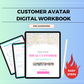 Customer Avatar Digital Workbook | Ideal Client Planner | Hyperlinked PDF | Suitable with Goodnes & Notability