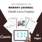 Editable Memory Journal in Canva | Commercial Use
