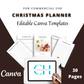 Editable Christmas Planner in Canva | Canva Template Pack | Christmas Planner Canva | Commercial Use