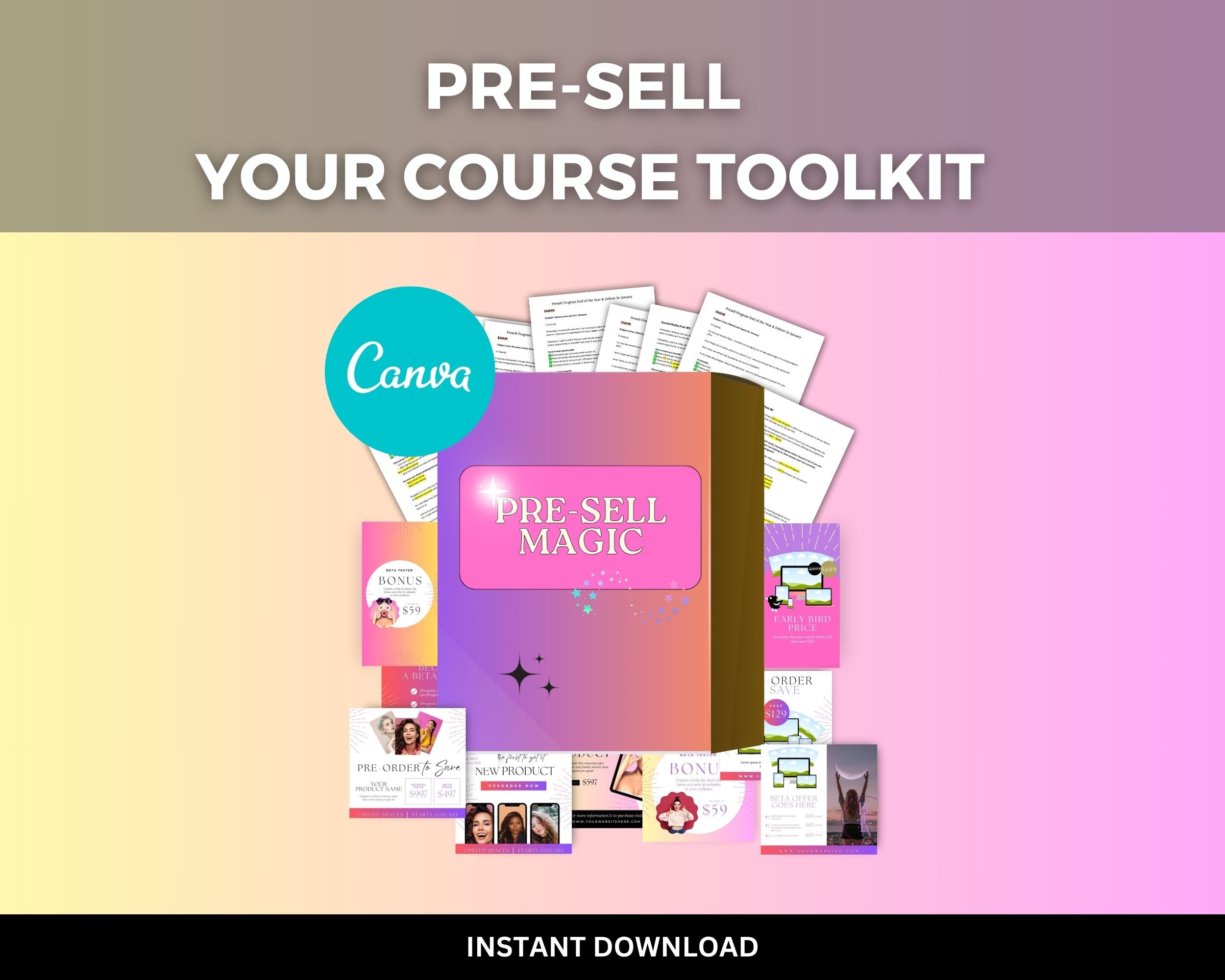 Pre-Sell Magic Toolkit  Pre-Launch Your Course  Course Creator Tools