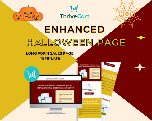 Halloween Enhanced Sales Page Template