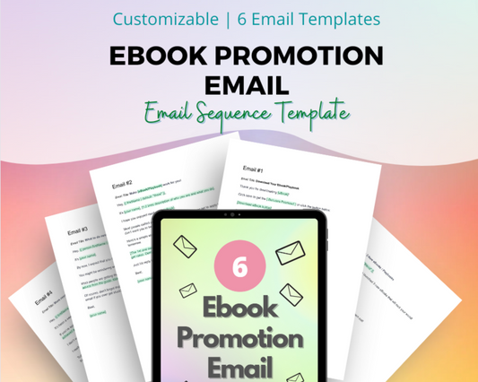 Ebook Promotion Email Sequence