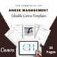 Editable Anger Management Planner in Canva | Commercial Use