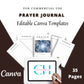 Editable Prayer Journal in Canva | Commercial Use