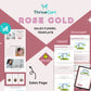 Rose Gold ThriveCart 4-Page Sales Funnel Template