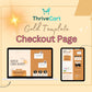 Gold Checkout Page ThriveCart Template