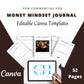 Editable Money Mindset Planner Templates in Canva | Commercial Use