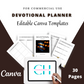 Editable Devotional Journal in Canva | Commercial Use