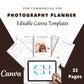 Photography Planner in Canva | Canva Template Pack | Photography Business Planner Canva | Commercial Use