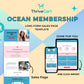 Ocean Membership Sales Page Template in Thrivecart