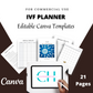 Editable IVF Planner Templates in Canva | Commercial Use