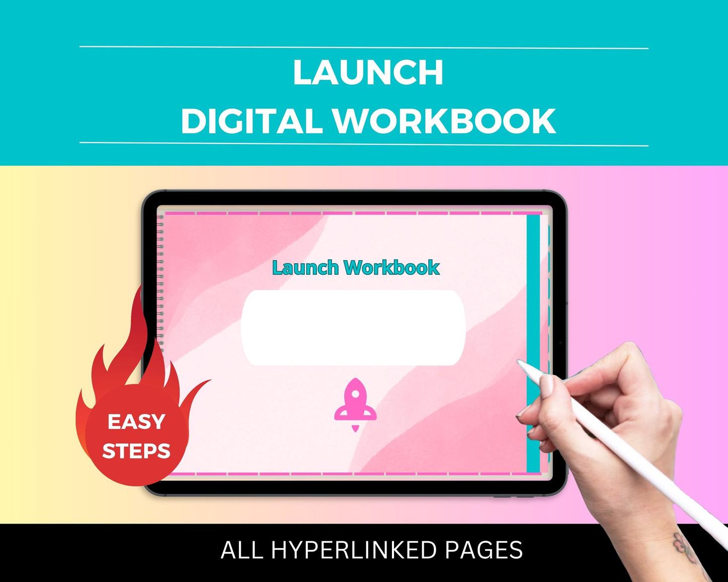 Launch Digital Workbook | Hyperlinked PDF | Suitable with Goodnotes & Notability