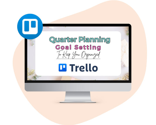 Quarter Planning & Goal Setting Trello Board, Quarter Organizer Workflow