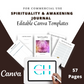 Editable Spirituality Journal in Canva | Commercial Use