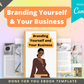 Editable Branding Yourself and Your Business | Done-for-You Ebook in Canva