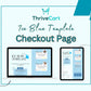 Ice Blue ThriveCart Checkout Template
