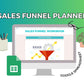 Sales Funnel Planner Google Spreadsheet | Simple Sales Funnel Google Sheets