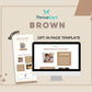 Brown ThriveCart Opt-In Page Template