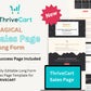 Magical Sales Page Template in ThriveCart
