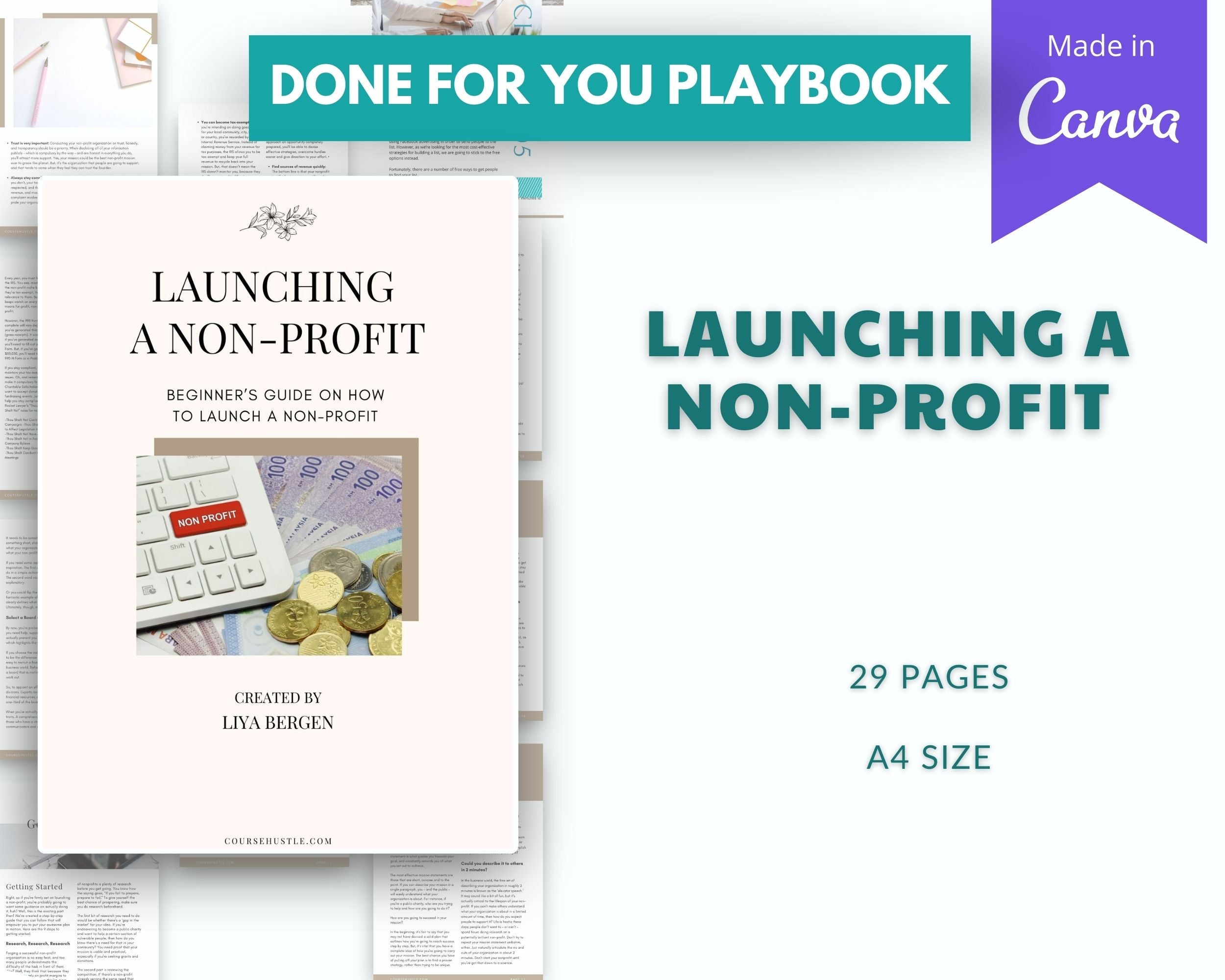 Done for You Launching a Non-Profit Playbook